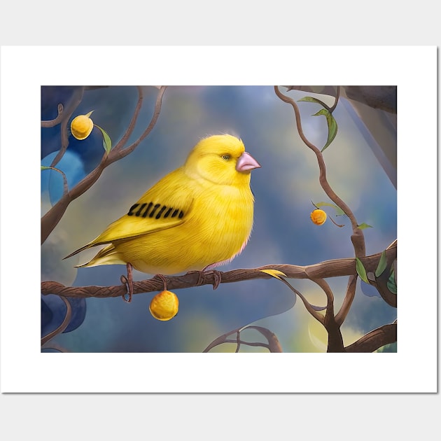 canary illustration Wall Art by cloudart2868